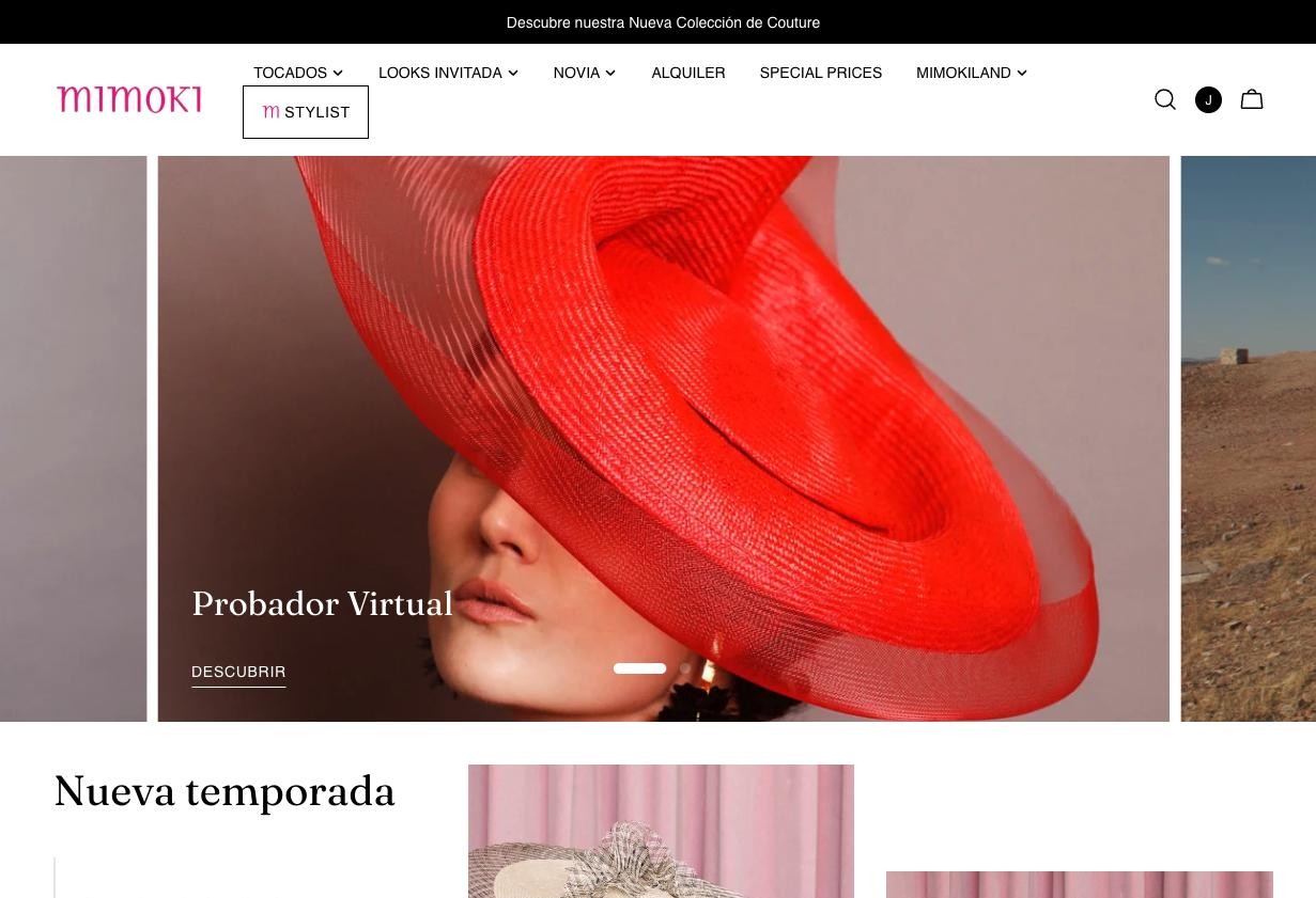 Home de la tienda online de Mimoki